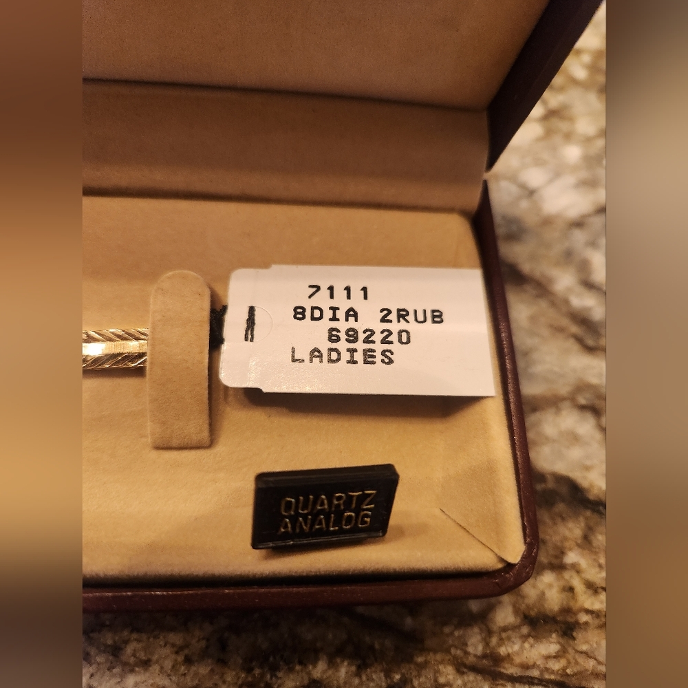 NWT RARE Jules Jurgensen Diamond Quartz Ladies Ruby & Diamond Watch - Picture 11 of 13